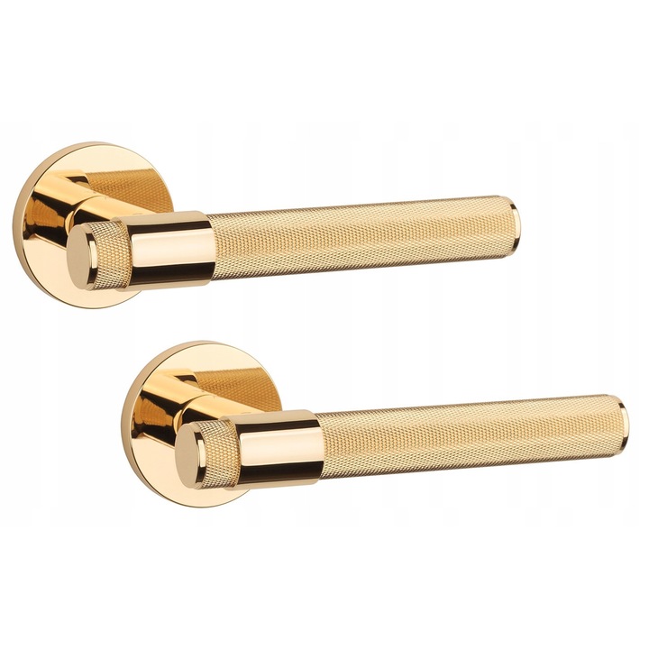 Maner usa Enger APRILE GLORIA R SLIM 7MM, zloty matowy/poler