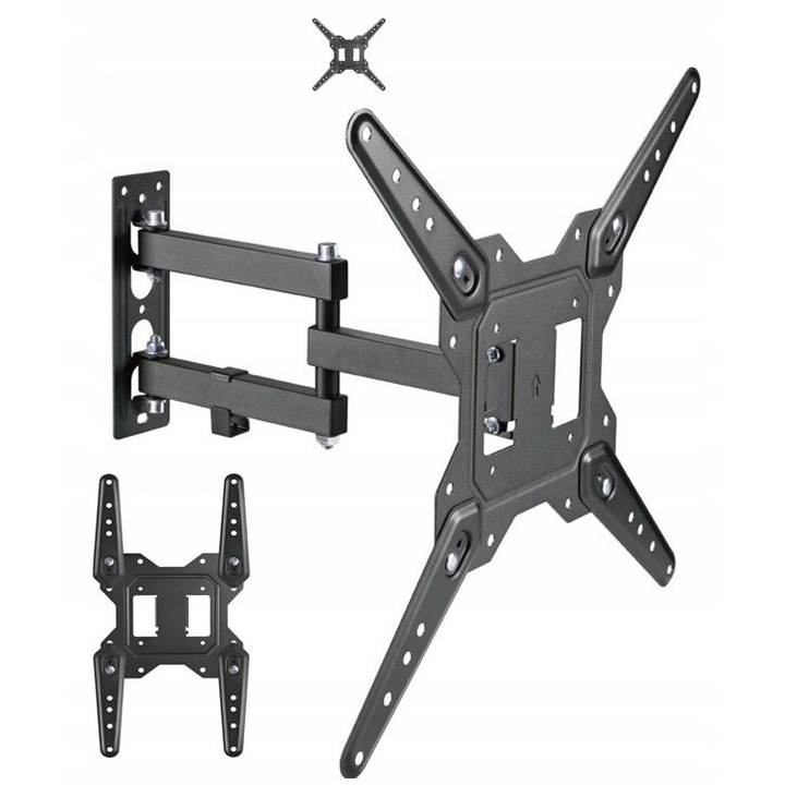 Suport TV rotativ 24 inch, reglabil, Sencor, 6-40cm distanta de perete