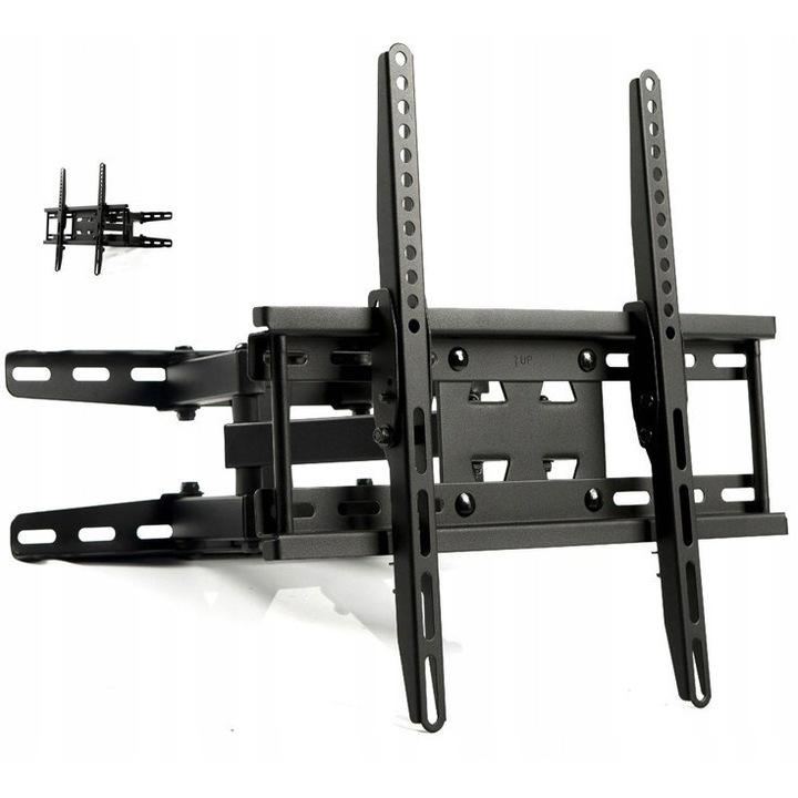 Suport TV pentru SONY KDL-43WF665, reglabil, 45kg, 65-350mm, rotire 155°, inclinare -15/+15°