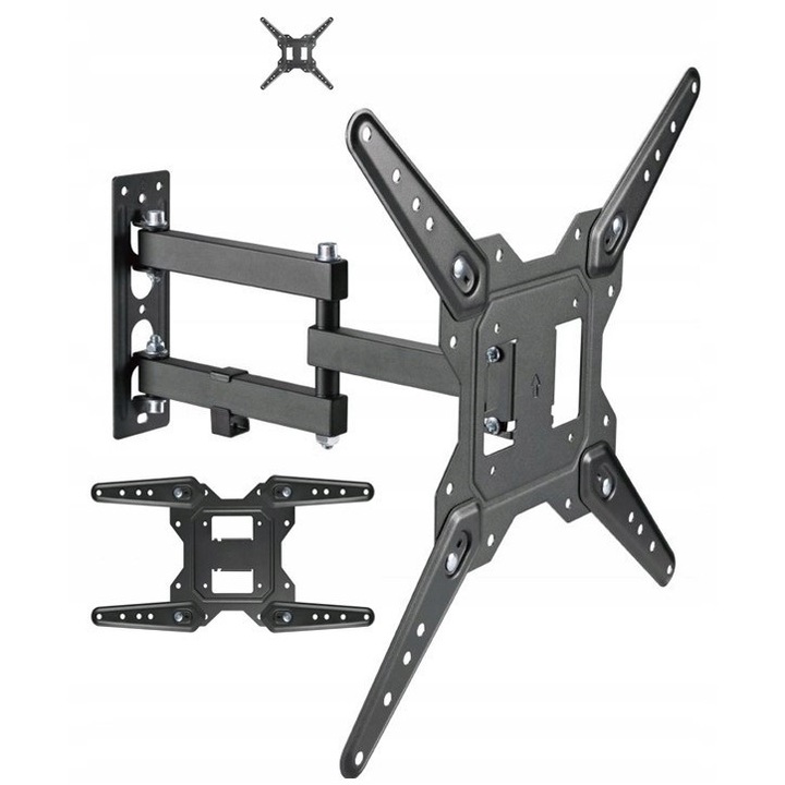 Suport TV rotativ pentru Panasonic TX-32AS600E, 6-40cm distanta de perete, reglabil, stabil