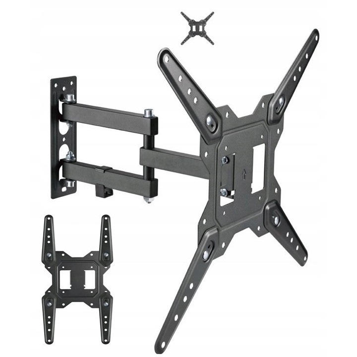 Forgatható TV tartó Samsung UE32B7000-hez, állítható, 6-400mm, 15° dőlésszög, fekete