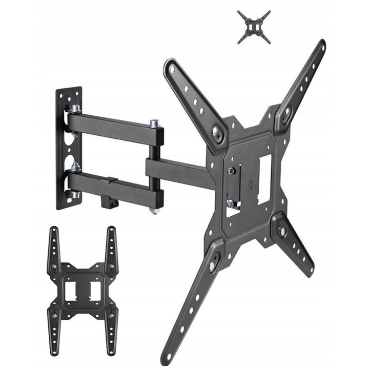 Suport TV rotativ pentru Sharp LC-32CHG4042E, reglabil, 6-40cm distanta de perete