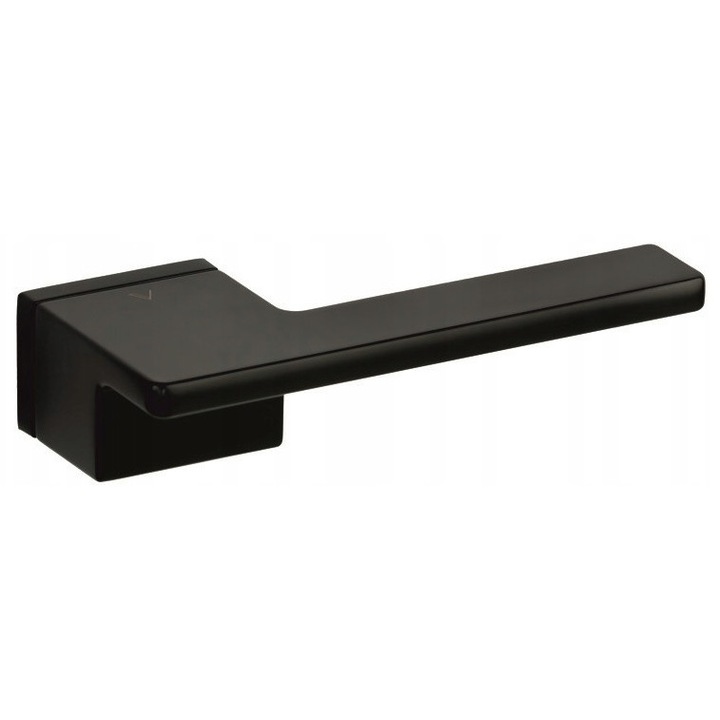 Maner usa VDS VENTO, dreptunghiular, negru mat, 36x51mm, set montaj inclus