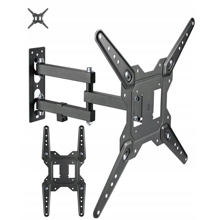 Suport TV rotativ pentru Hitachi 32HE1005, reglabil, 6-40cm distanta de perete