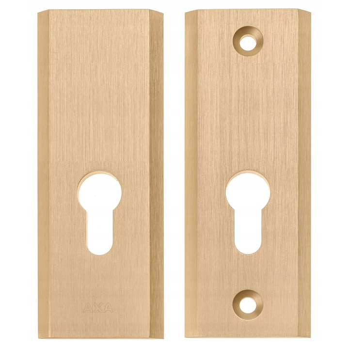 AXA ajtórozettta, kültéri F3, 137mm, arany