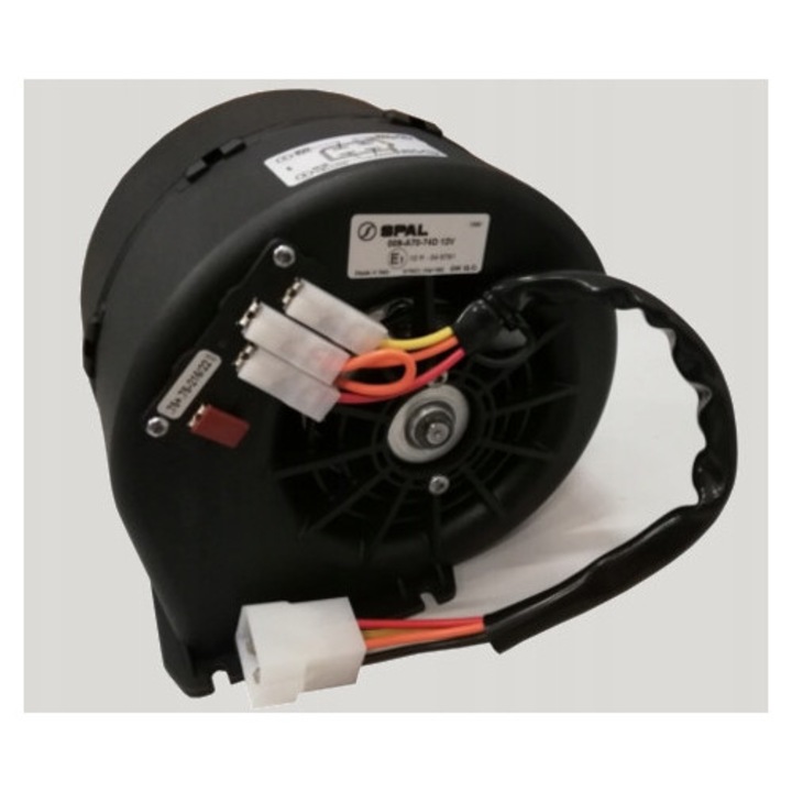 SPAL 009-A70-74D radiálventilátor, 12V, 540m3/h, 3 sebesség, 1.2kg