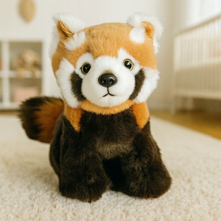 Jucarie de plus Panda rosie DUBI, 19cm