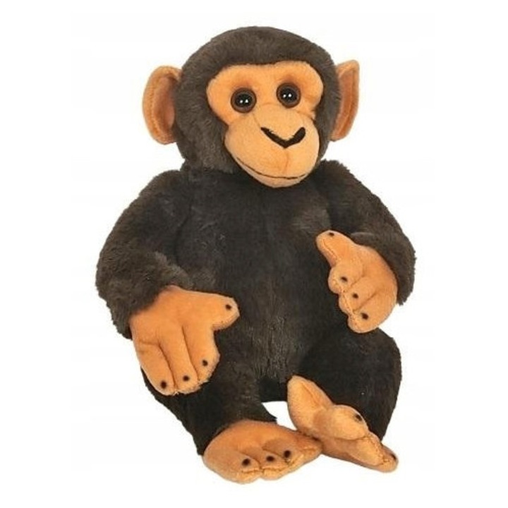 Плюшена играчка, Dubi, седяща маймуна, 25 см, мека, безопасна