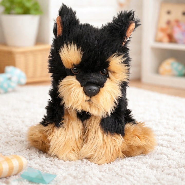 Плюшена играчка куче Morkie, 30 см, DUBI, декоративна