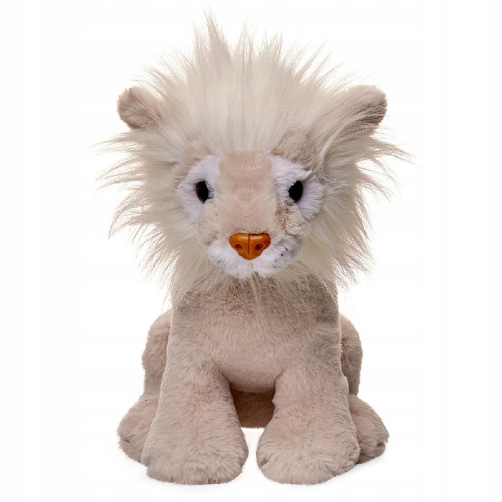 Jucarie de plus, Beppe, leu alb, 30cm