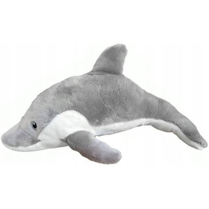 Jucarie de plus Semo, delfin alb-gri, 40cm