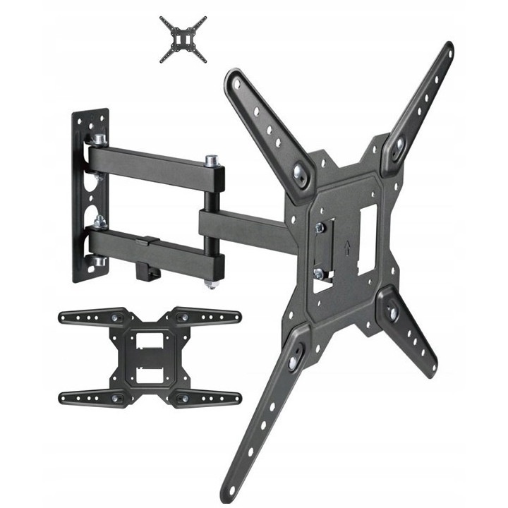 Suport TV rotativ pentru Manta 32LHS89T, 6-40cm distanta de perete, inclinare 15°, montare usoara