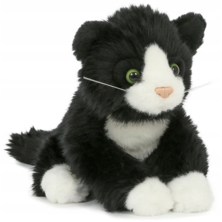 Jucarie de plus Semo, pisica neagra si alba, 22cm