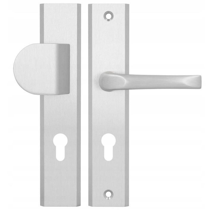 Klamka Axa Niagara Plus 72, inox, zintegrare, 1 clasa de siguranta