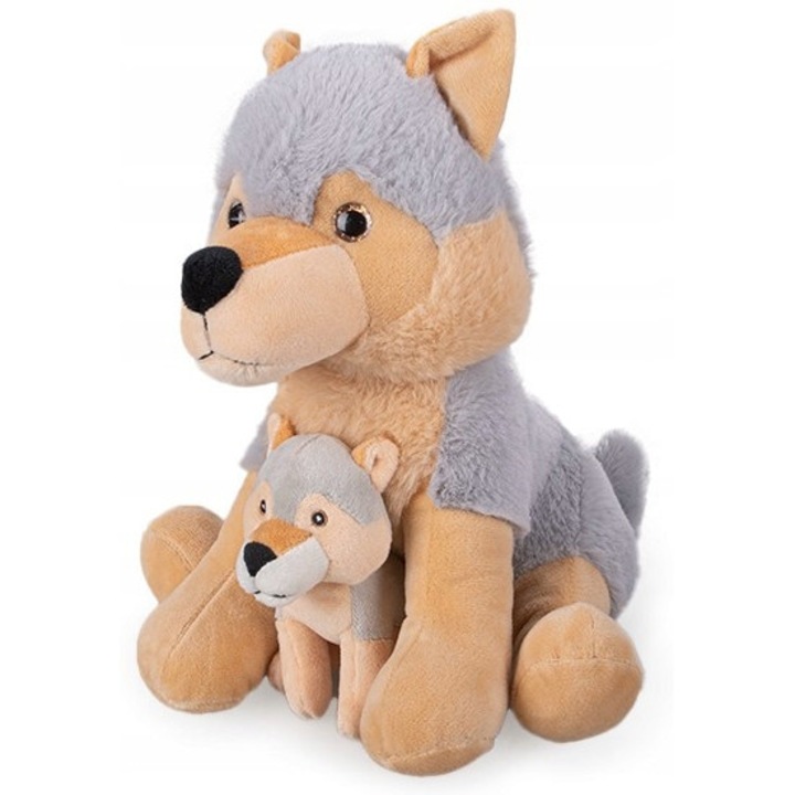 Jucarie de plus Piesek Husky Wilk - 25cm, culoare multicolor