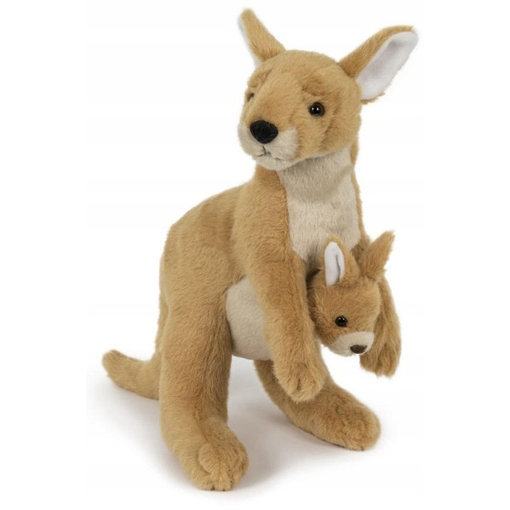 Jucarie de plus Semo, masca Kangurzyca cu pui, 25cm