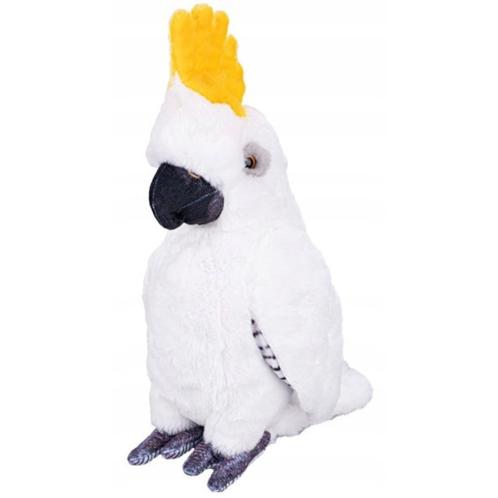 Jucarie de plus Papuga Kakadu, Mikro Trading, 37cm
