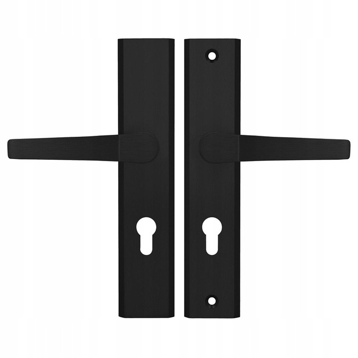 Klama exterioara AXA Apollo Premium Flex, 72mm, neagra, aluminiu, 242x52mm