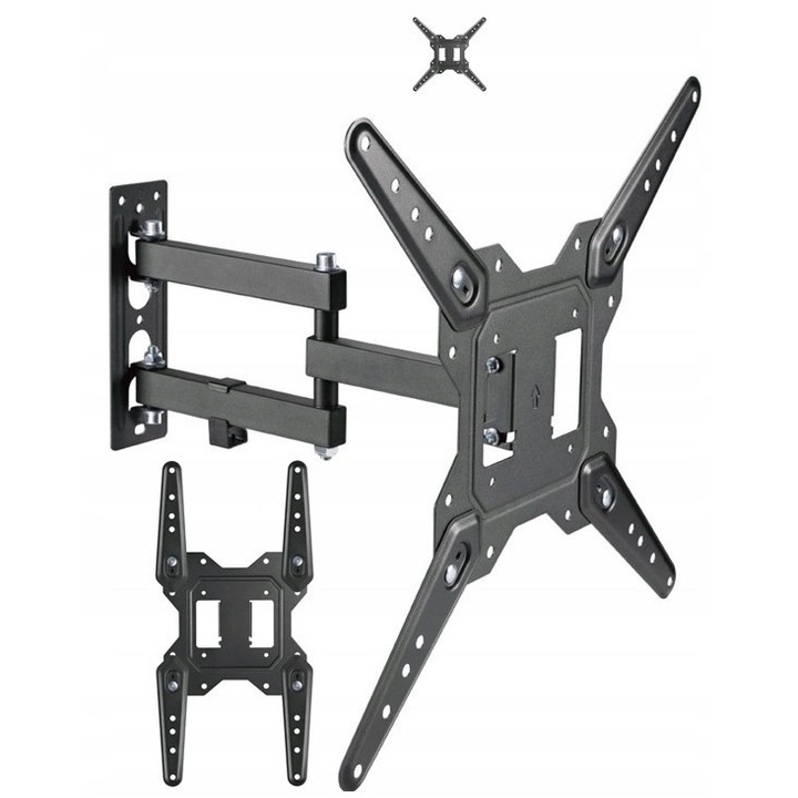 Suport TV rotativ pentru LG 32LB561B, reglabil, 6-40cm distanta de perete