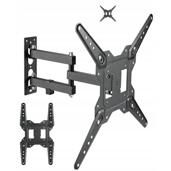 Suport TV rotativ pentru Samsung UE 32T4302AKXXH, reglabil, stabil, 6-40cm, negru