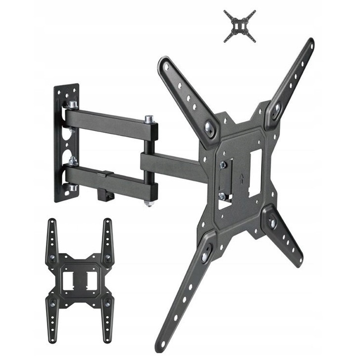 Forgatható TV állvány Sharp LC-32D44E-BK-hoz, állítható, stabil, 6-40cm, fekete