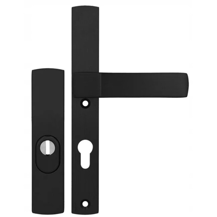 AXA SOLO SOLID FLEX F8 kilincs, fekete, 92mm távolság húzófogantyúhoz