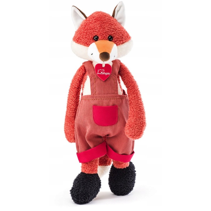 Jucarie de plus Lumpin, Lisek Leonardo, 40cm, design unic