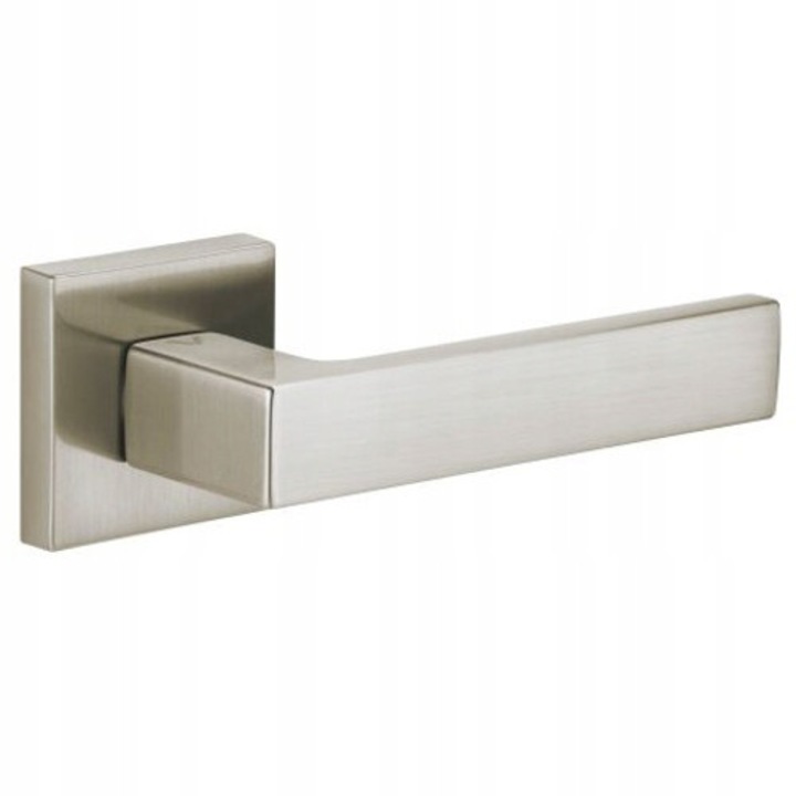 Maner usa VDS, kwadrat, nikiel satina, 52x52mm, set inclus.