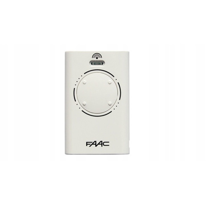 Дистанционно управление Faac XT4 868 SLH LR, 4 канала, честота 868 MHz, размери 63x40x10 mm, захранване батерия CR2032