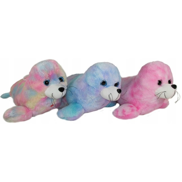 Плюшена играчка Тюлен Sun-day, 50 см, интерактивна, 3 цвята