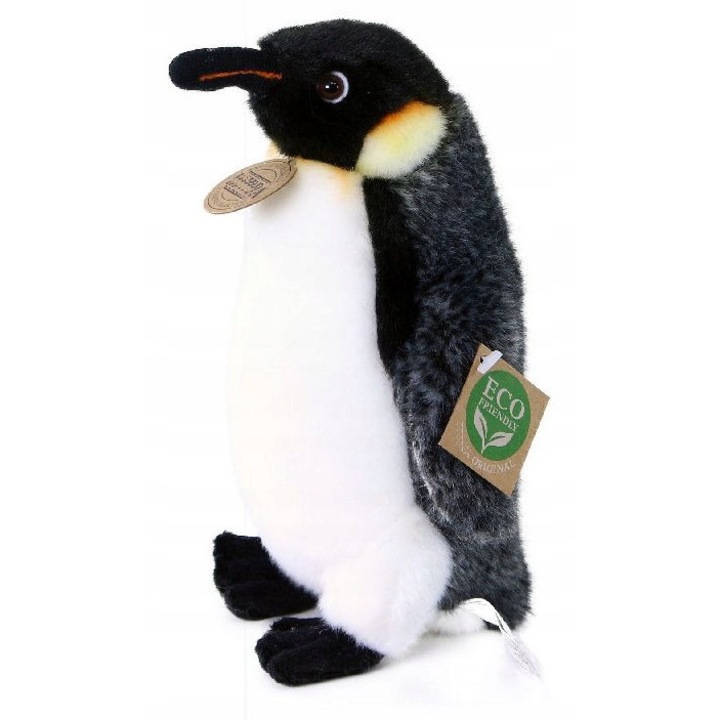 Плюшена играчка, Rappa, Пингвин, 20 см, Екологична