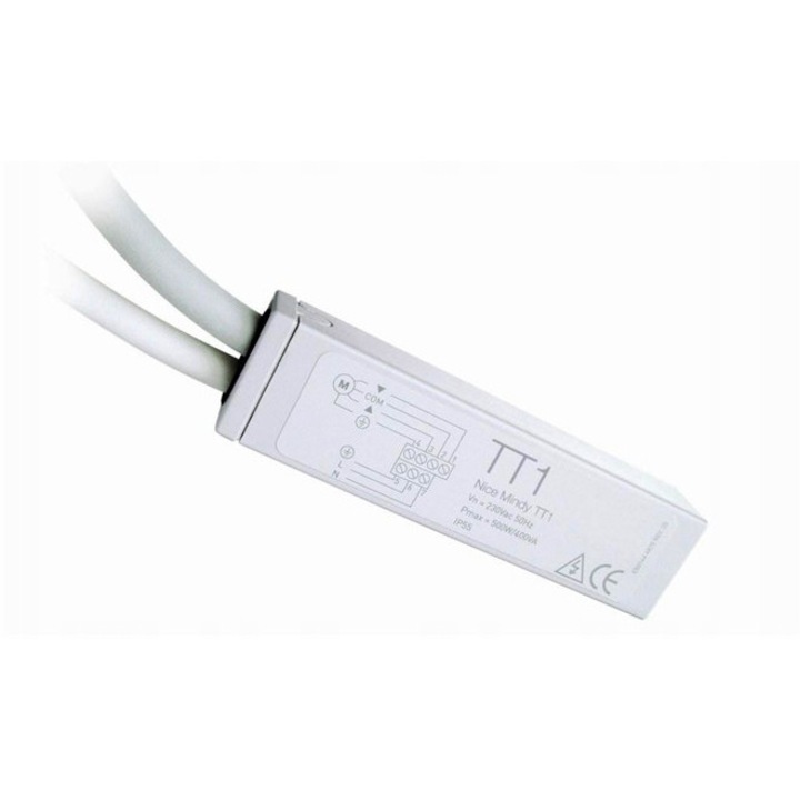 Контролен блок Nice TT1V с радиоприемник, 500W, IP55, 98x26x20mm