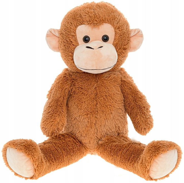 Jucarie de plus, Mikro Trading, Maimuta, 80x40cm, multicolor