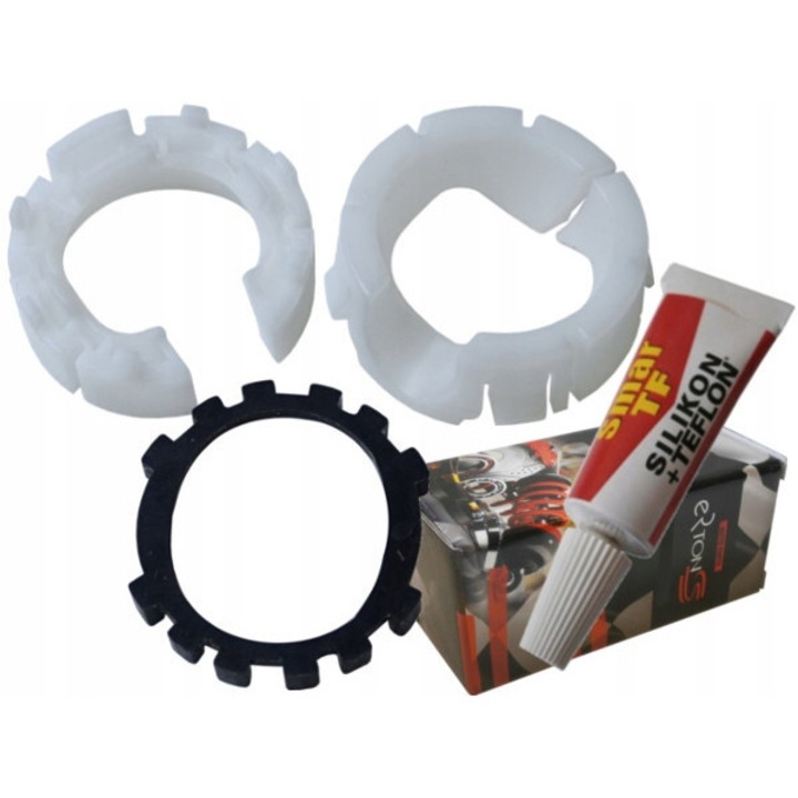 Set reparare levier schimbator Ertons pentru Nissan Qashqai J10 +2 (2006-2014), 2 piese, cu lubrifiant, plastic rezistent