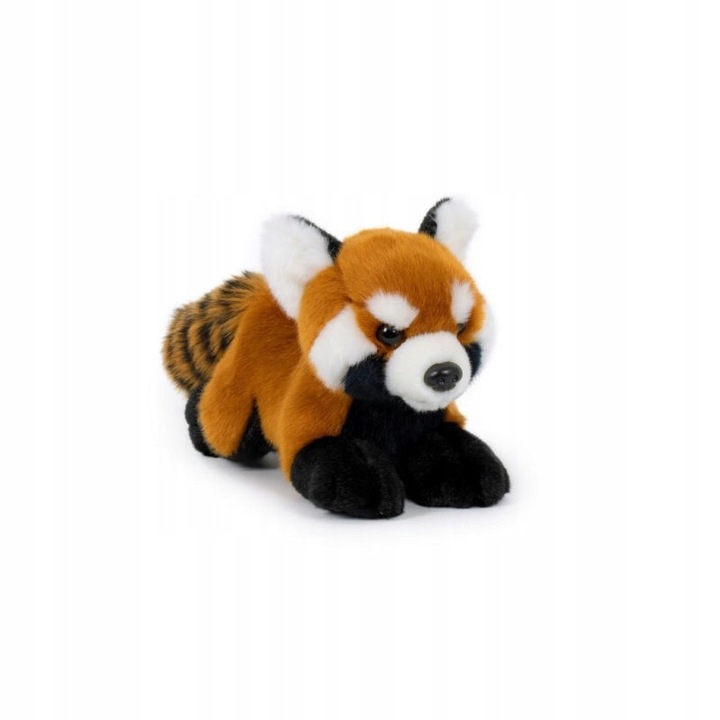 Jucarie de plus Panda, Semo, 13x10x20cm, rosie, pentru toate varstele