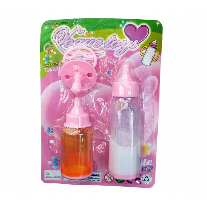 Lala interactiva 40 cm, cu functii sonore, butelca magica, hainute detasabile, multicolor, set