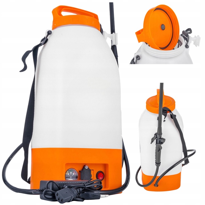 Opryskiwacz electric 9L cu acumulator, lance 150cm, set complet