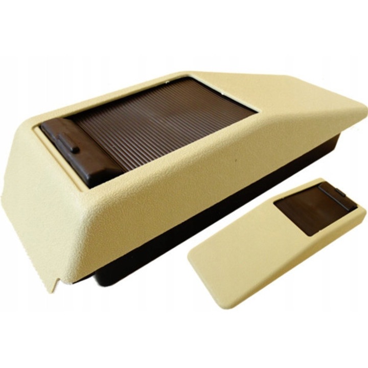 Cotiere auto Ertons, schowek roleta, bej, pentru Mercedes W124 S124 C124 A124 E-Klasa (1985-1995)