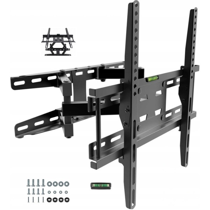 Suport TV rotativ pentru Sony KDL-40R450B, 65-350mm, 45kg, inclinare -15/+15, negru