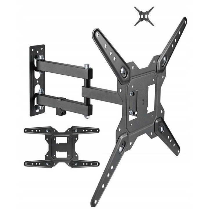 Suport TV 22 inch, reglabil, Manta, 6-40cm distanta de perete, inclinare 15°