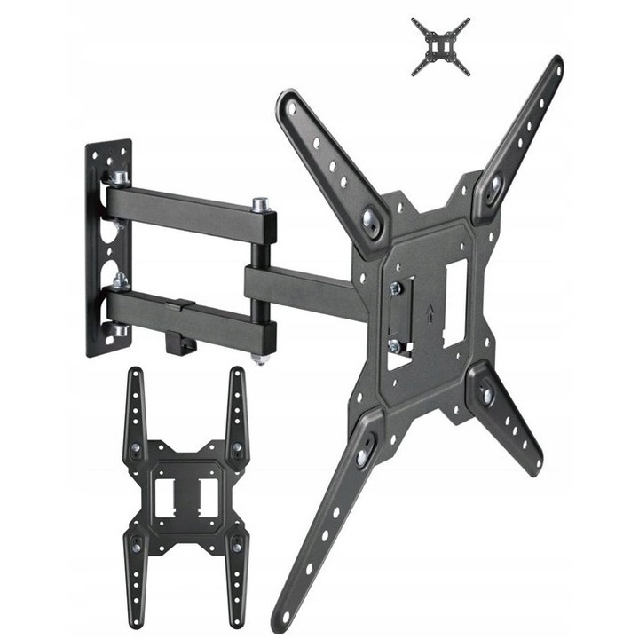 Suport TV rotativ pentru LG 22MT47DC, 6-40cm distanta de perete, reglabil, stabil