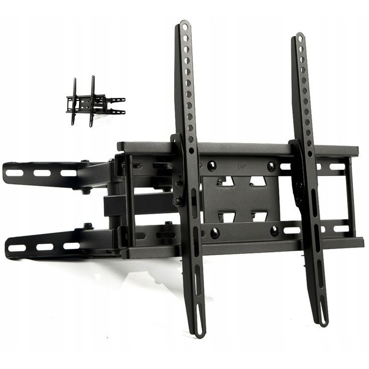 Suport TV reglabil pentru Samsung UE40H6400AW, 65-350mm, 45kg, rotire 155°, inclinare -15/+15°