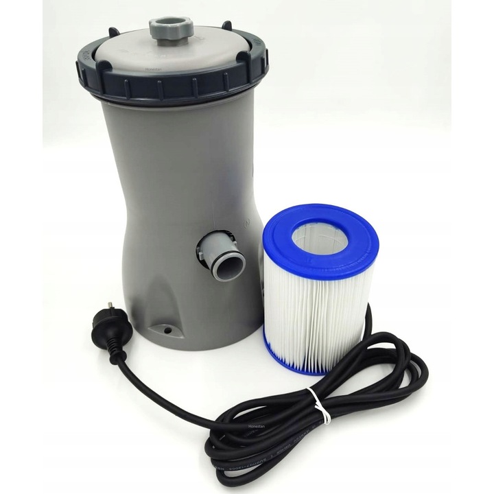 Bestway szűrőszivattyú 3028l/h, II-es típus, 2,50kg, kerek és téglalap alakú medencékhez, komplett szett