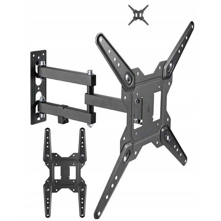 Suport TV 32 inch, reglabil, stabil, multicolor