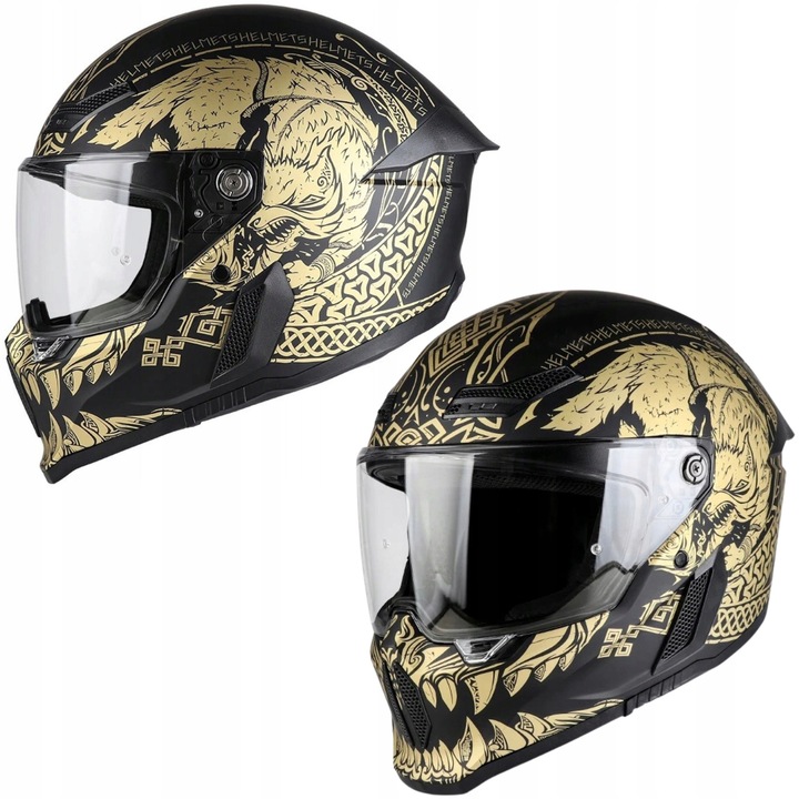 Kask motocyklowy integral, XXL (61-62 cm), ABS, 1400 g, cu viziera HD, sistem de ventilatie multipunct, set inclus