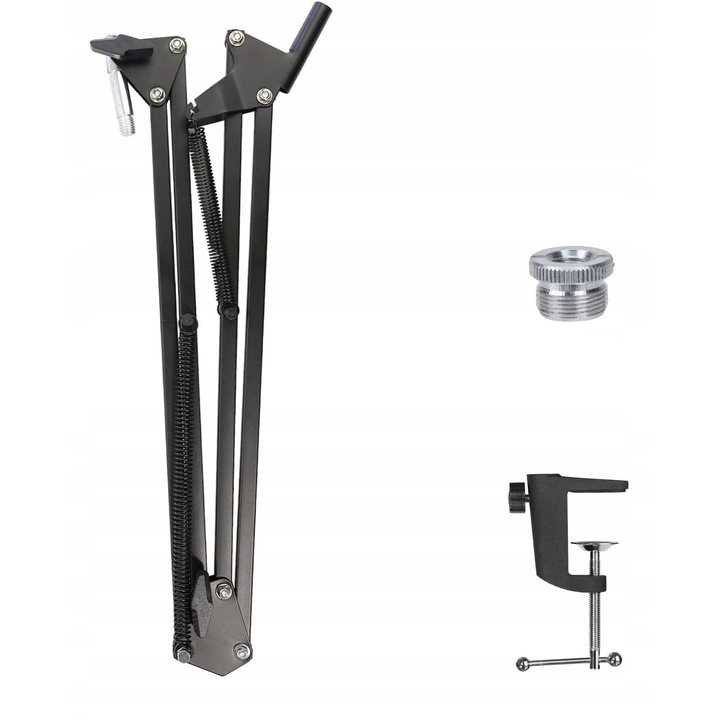 Stativ microfon Youshares, solid, metalic, 35cm, cu prindere imbunatatita