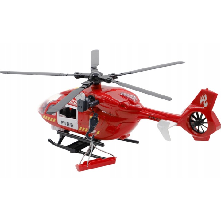 Helikopter de salvare Sferazabawek, efecte sonore si luminoase, 38x13x11cm, pentru copii 3+ ani