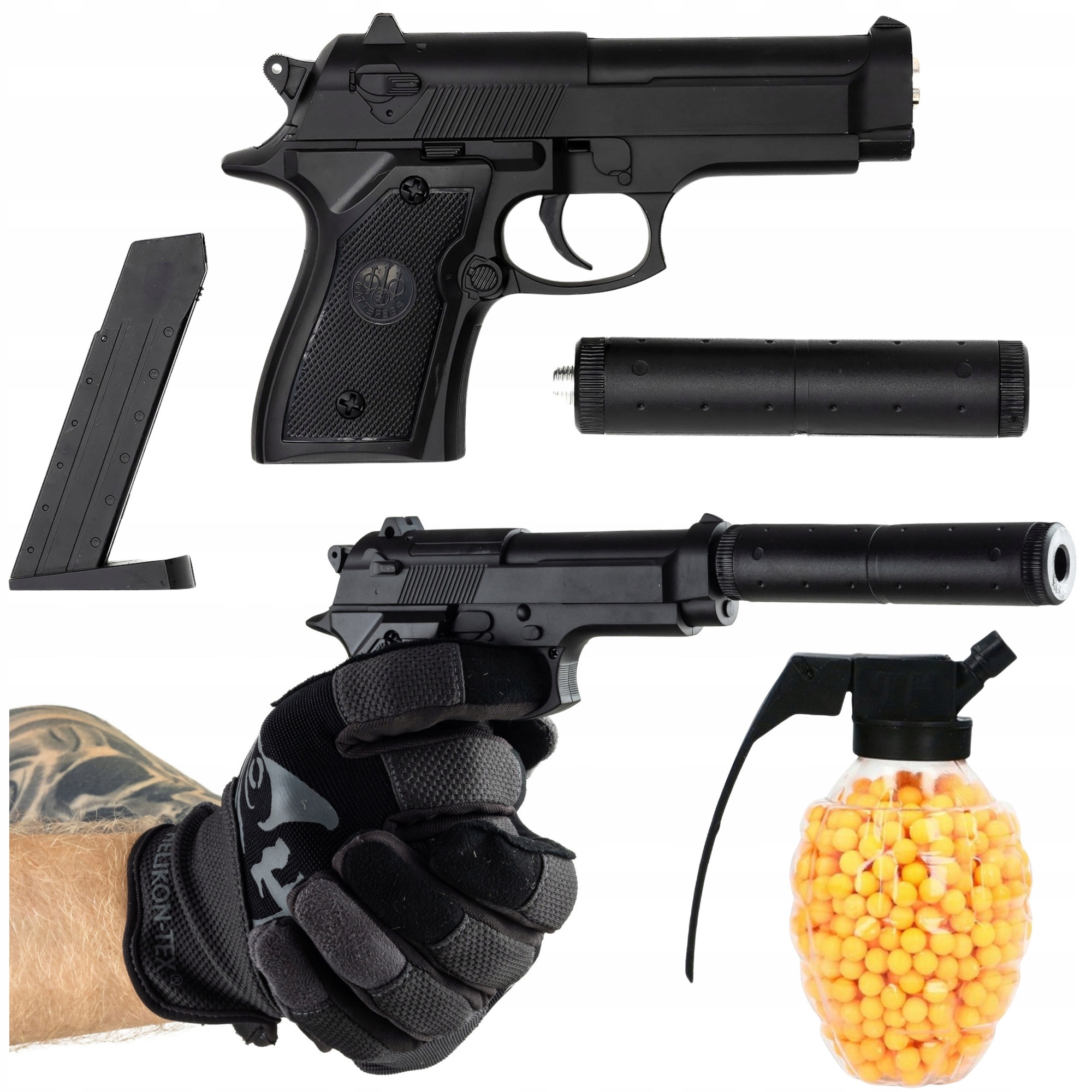 Pistol airsoft Taurus PT92 EMS-8336 - eMAG.ro