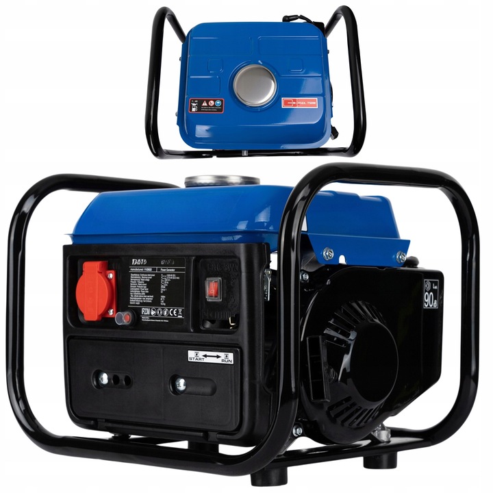 Generator electric portabil 750W, 2KM, 66dB, 60x43x44cm, set complet