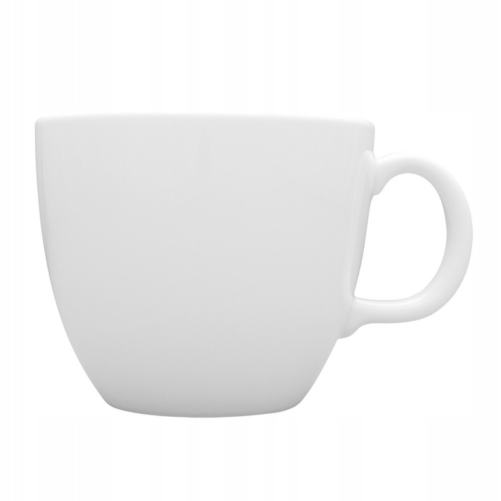 Cana Porcelana JUMBO 1L, Lubiana, alb, 12x14cm, set 2 bucati